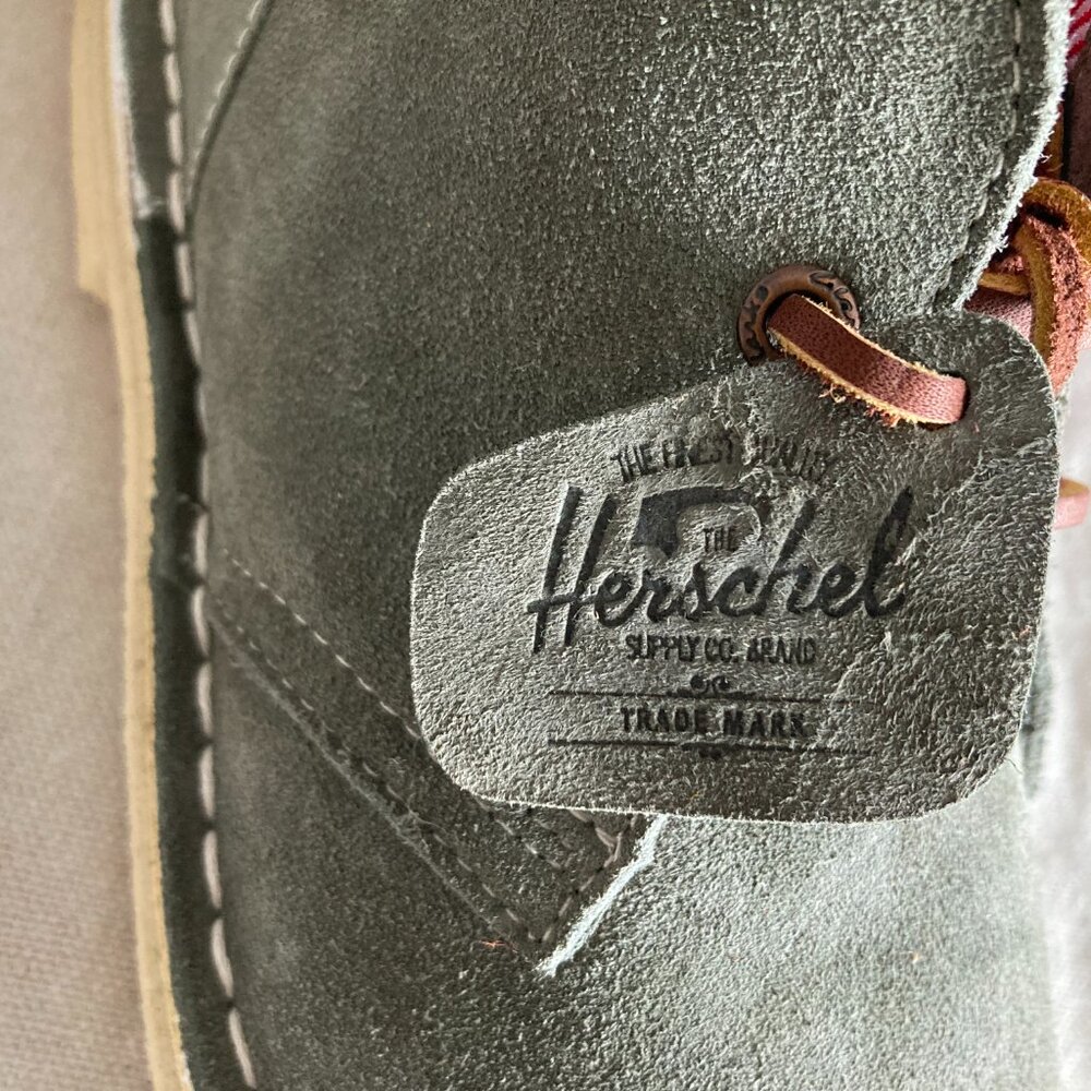 Clark's original gray desert boots by Herschel Size men's 9M never worn - Picture 3 of 11